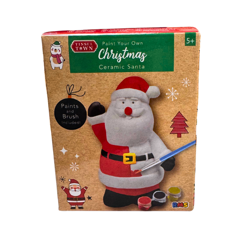 Wholesale Paint Your Own Christmas Santa Figure - (Case of 12)