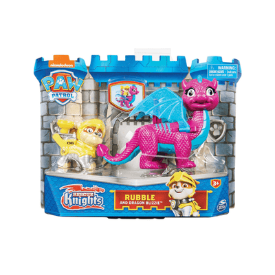 Wholesale Paw Patrol Rescue Knights - Rubble And Dragon Blizzie - (Case of 4)