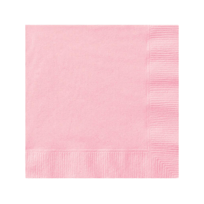 Wholesale Pink Party Napkins 30 Pack - (Case of 24)