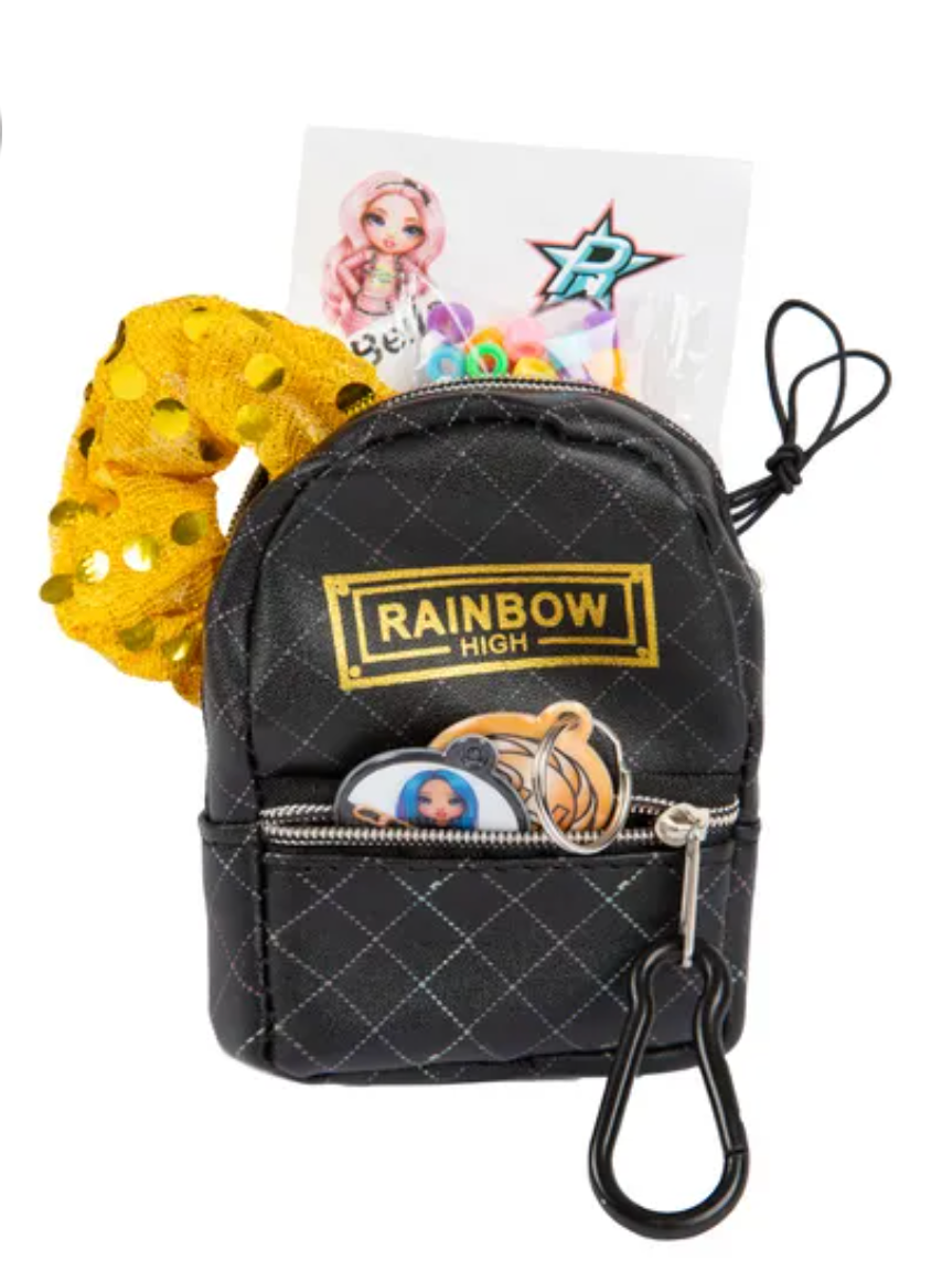 Wholesale Rainbow High Black Mini Accessory Backpack - (Case of 8)