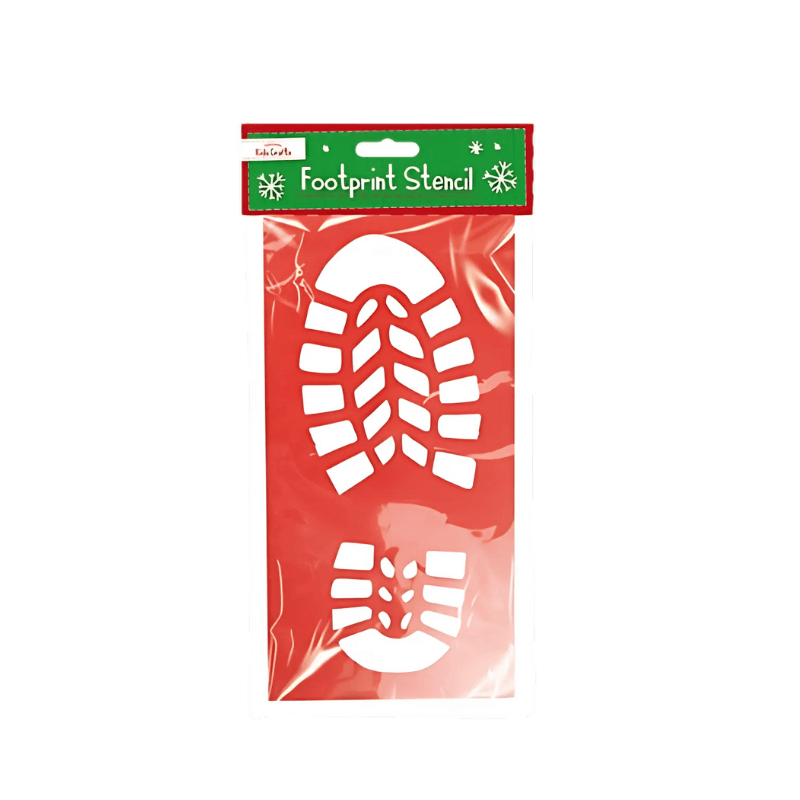 Wholesale Santa Footprint Stencil - (Case of 24)