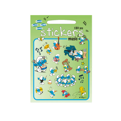 Wholesale Smurf Music Sticker Set - (Case of 16)