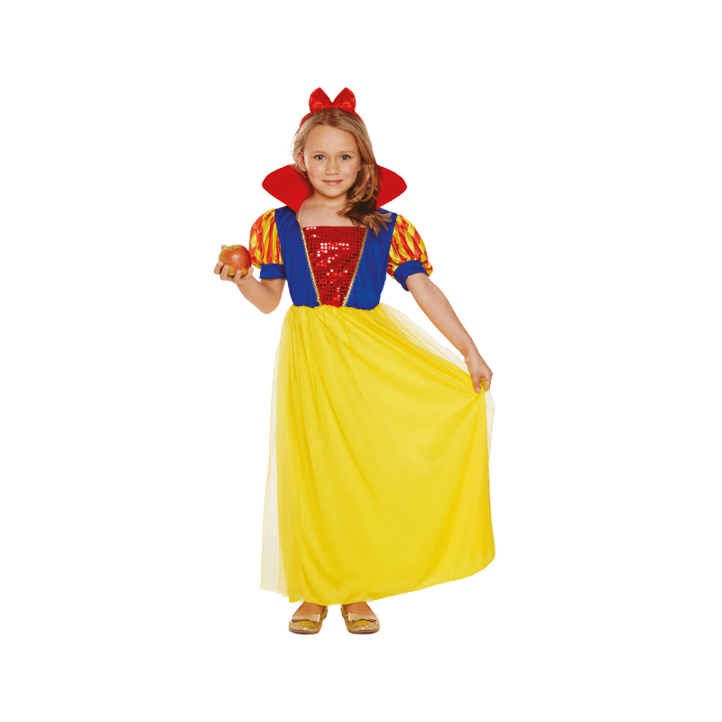 Kids Snow White Fancy Dress Costume Age 4-6 Cheap Fancy Dress