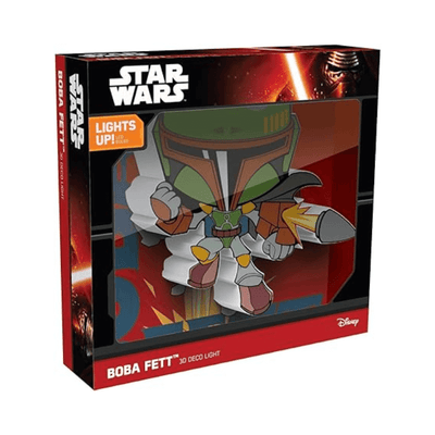 Wholesale Star Wars Boba Fett 3D Deco LED Wall Light - (Case of 10)