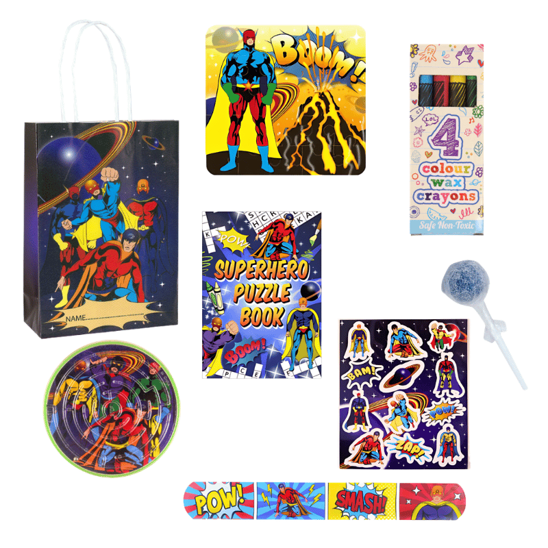 Superhero Theme Pre-Filled Party Bag