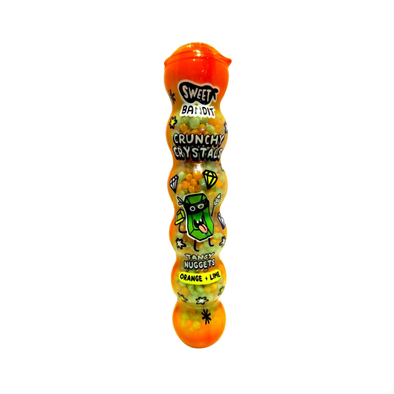 Wholesale Sweet Bandit Crunchy Crystals - Orange + Lime - (Case of 16)