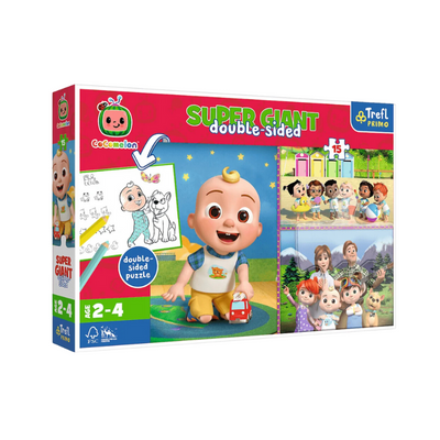 Wholesale Trefle Cocomelon Super Giant Double Sided Puzzle - (Case of 6)