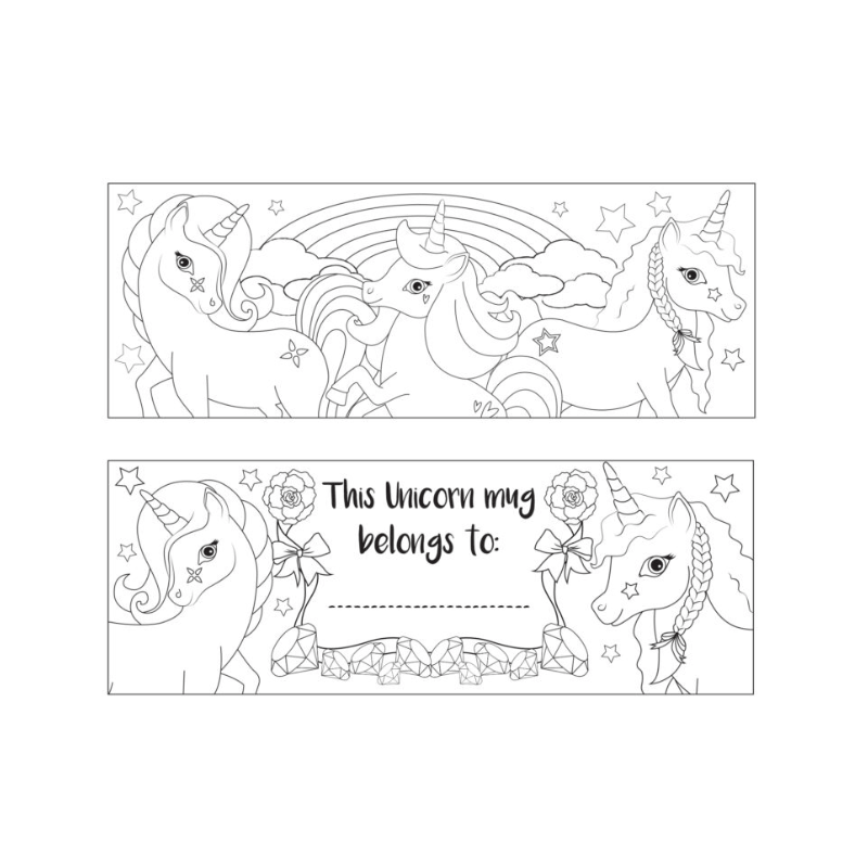 Unicorn Colouring Mug