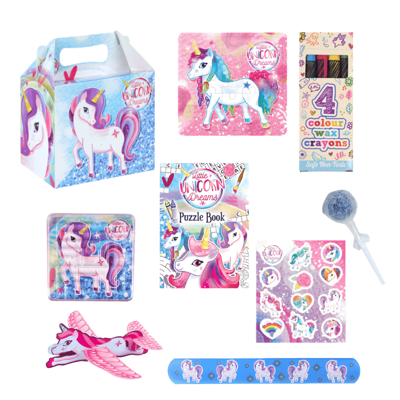 Unicorn Theme Pre-Filled Party Box