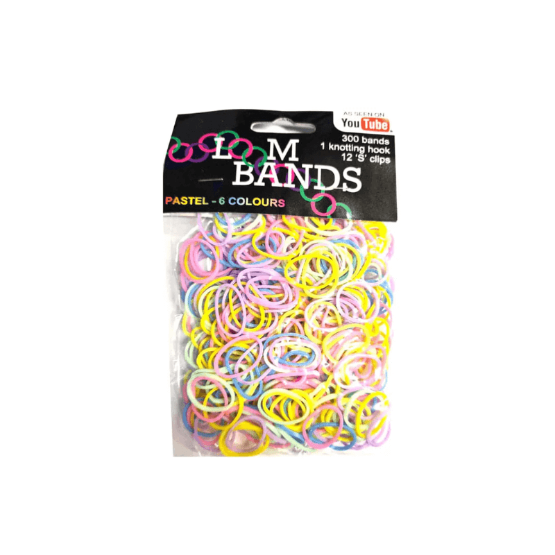 300 Pastel Loom Bands Cheap Loom Bands PoundFun™