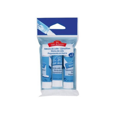 Wholesale Super Sticky 3 Pack Of Glue Sticks - (Case of 12)
