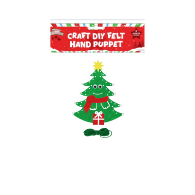 Wholesale Christmas Felt Hand Puppet - Tree - (Case of 12)