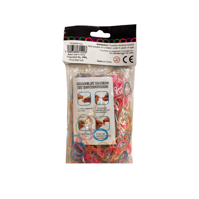 600 GLITTER LOOM BANDS