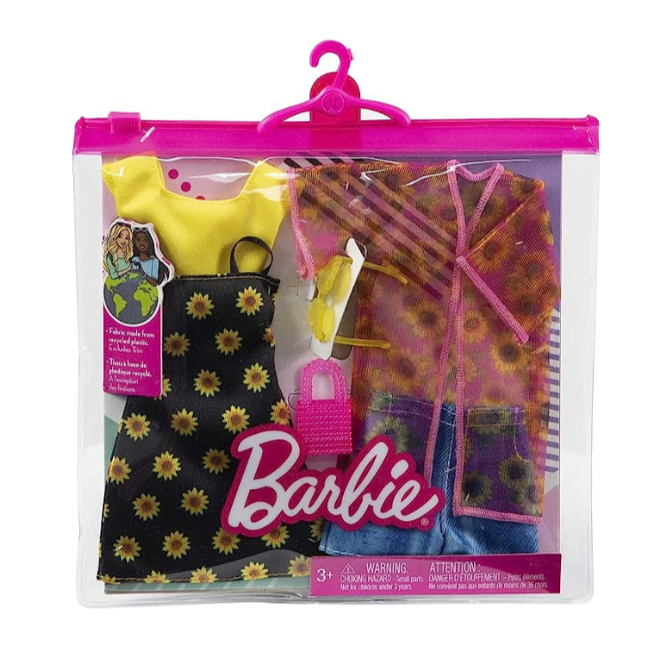Mattel Barbie Doll Sunflower Outfit Accessories PoundFun