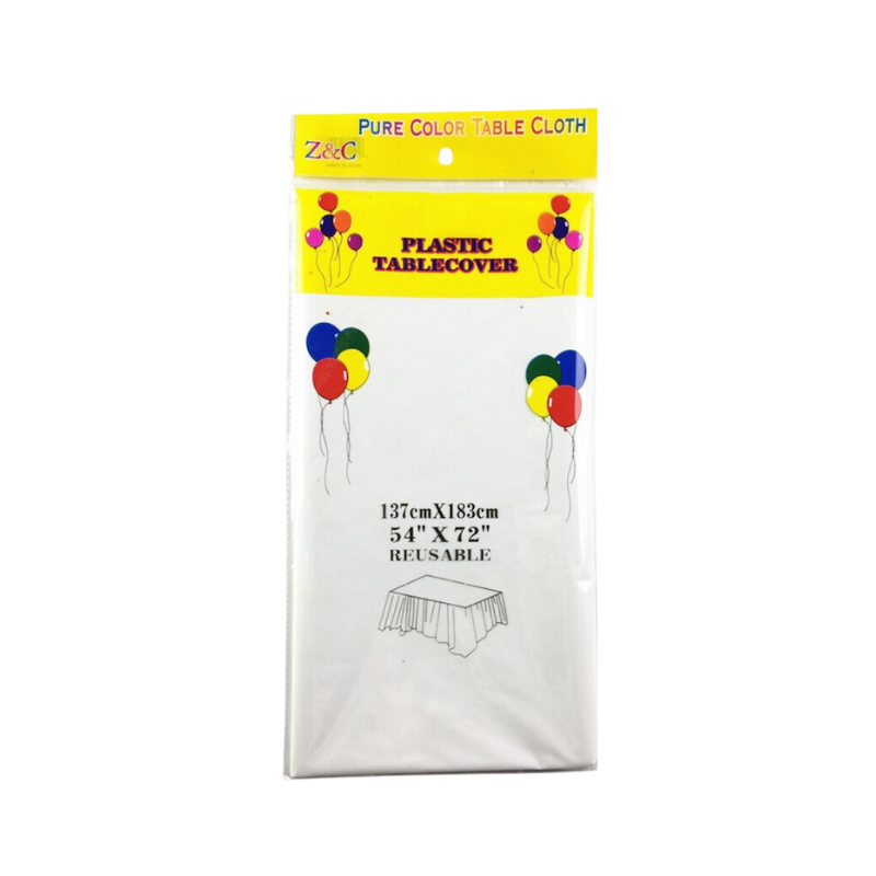 Wholesale White Tablecloth - (Case of 16)