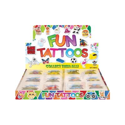 Wholesale Dinosaur Temporary Tattoos - (CDU of 96)