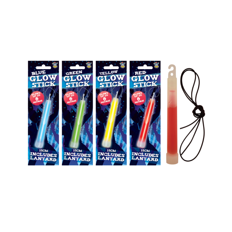 Wholesale Large Festival Glowstick With Lanyard - (CDU of 12)