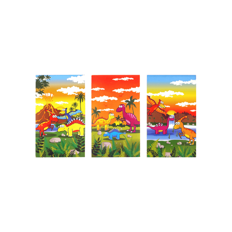 Wholesale Mini Notebook Dino Theme - (CDU of 168)