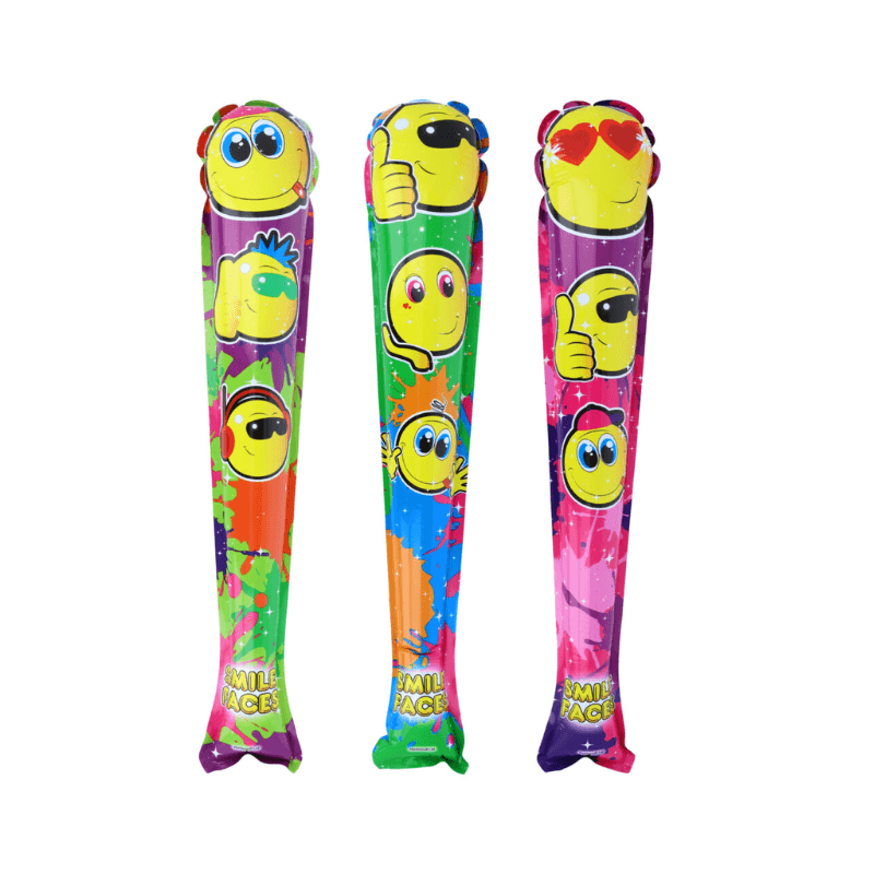 Wholesale Self Inflating Smile Faces Bat - (CDU of 48)
