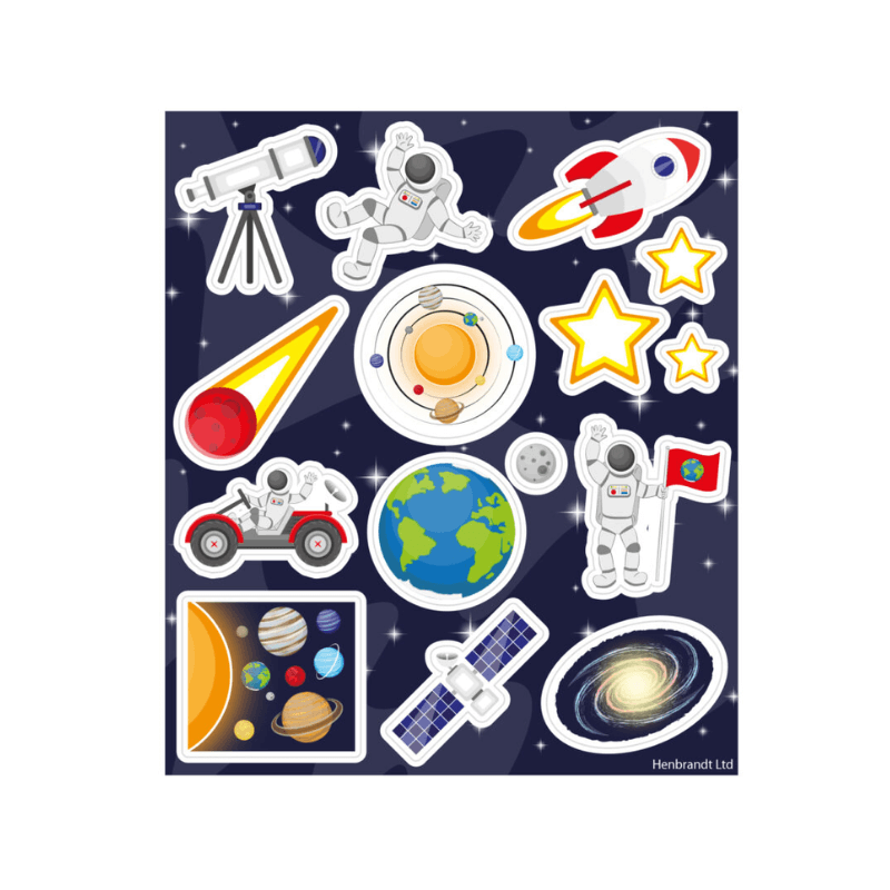 Wholesale Space Stickers - (CDU of 120)