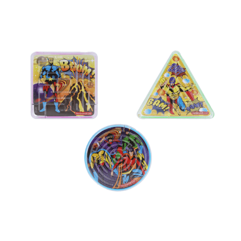 Wholesale Superhero Puzzle Maze - (CDU of 96)