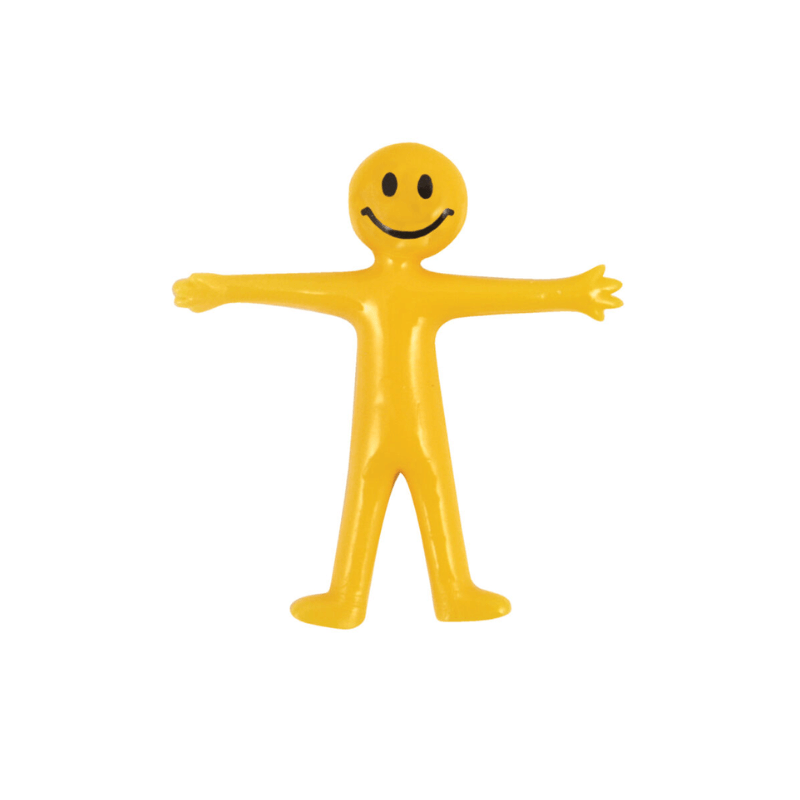 Wholesale Yellow Stretch Smile Man - (CDU of 144)