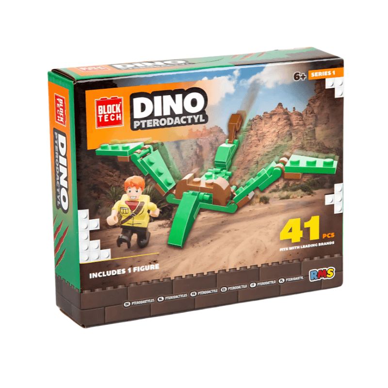 Wholesale Block Tech Dino Pterodactyl Set - (Case of 12)
