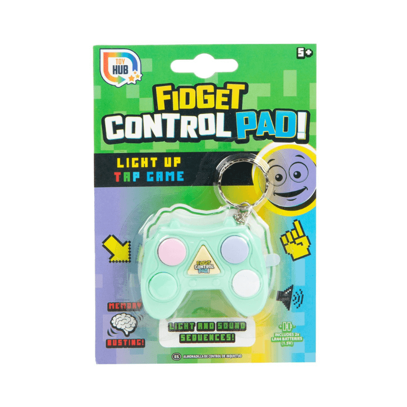 Wholesale Fidget Control Pad Key Ring - (Case of 12)