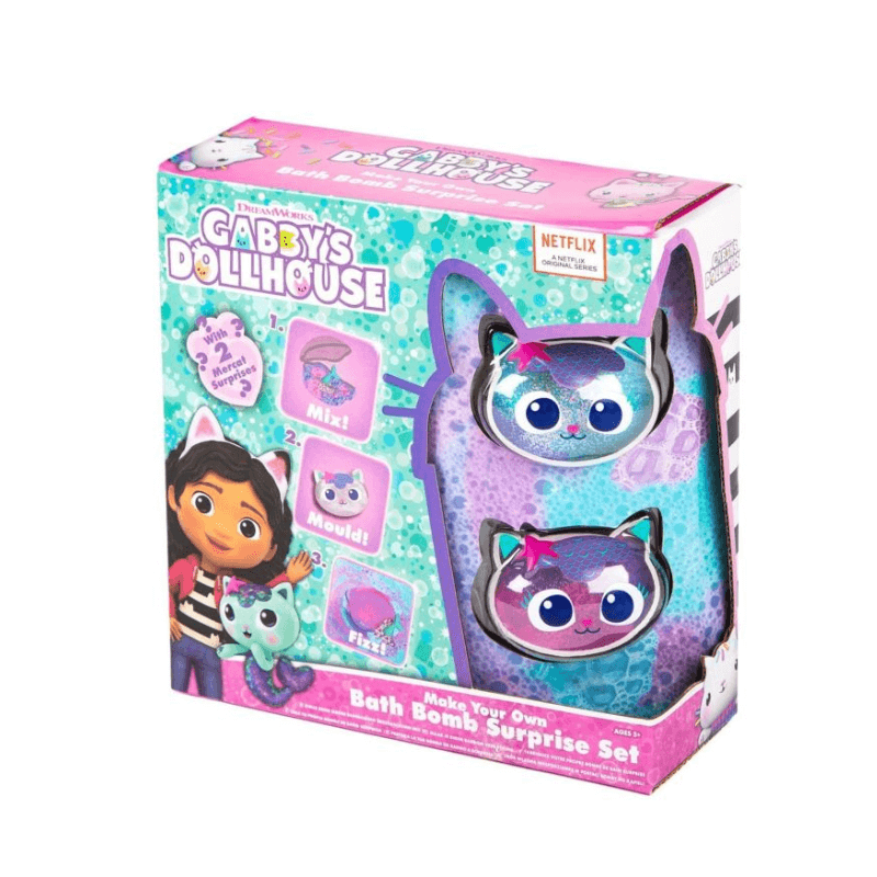 Wholesale Gabby's Dollhouse Make Your Own Bath Bomb Surprise Set - (Case of 12)