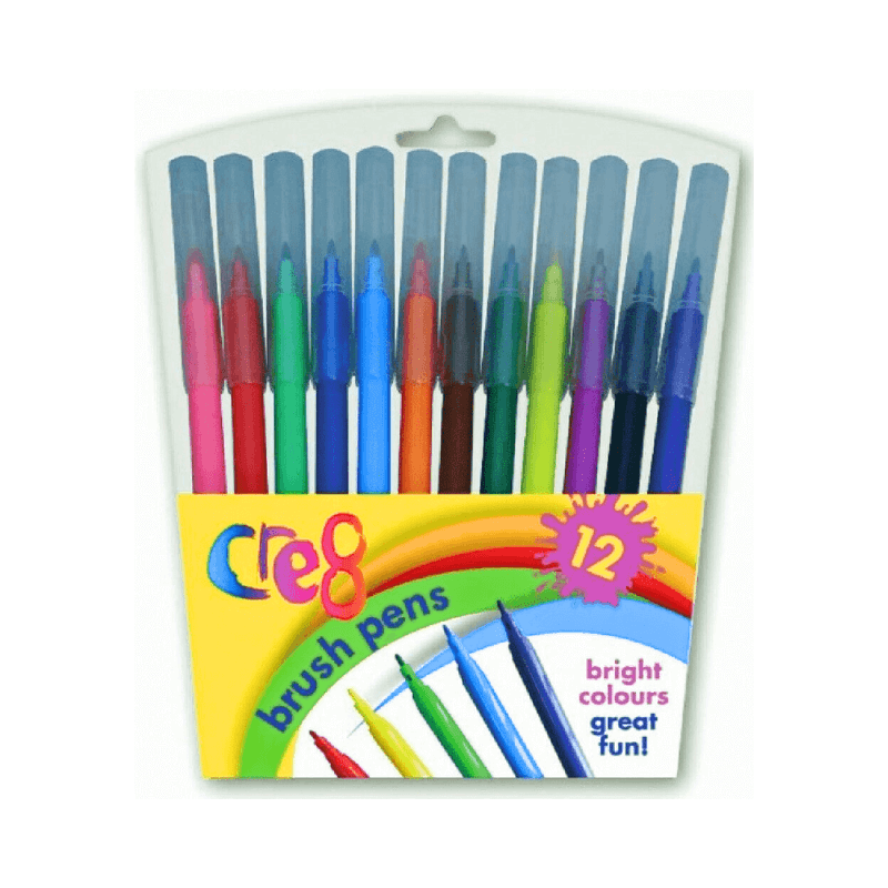 Wholesale Multicoloured Felt Tip Pens 10 Pack - (Case of 12)