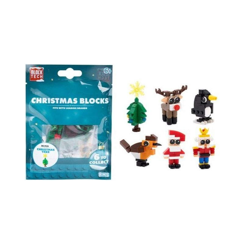 Block Tech Christmas Building Blocks in Bag