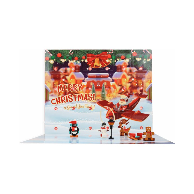 Christmas Building Block Novelty Advent Calendar with 24 Assorted Block Kits (3)