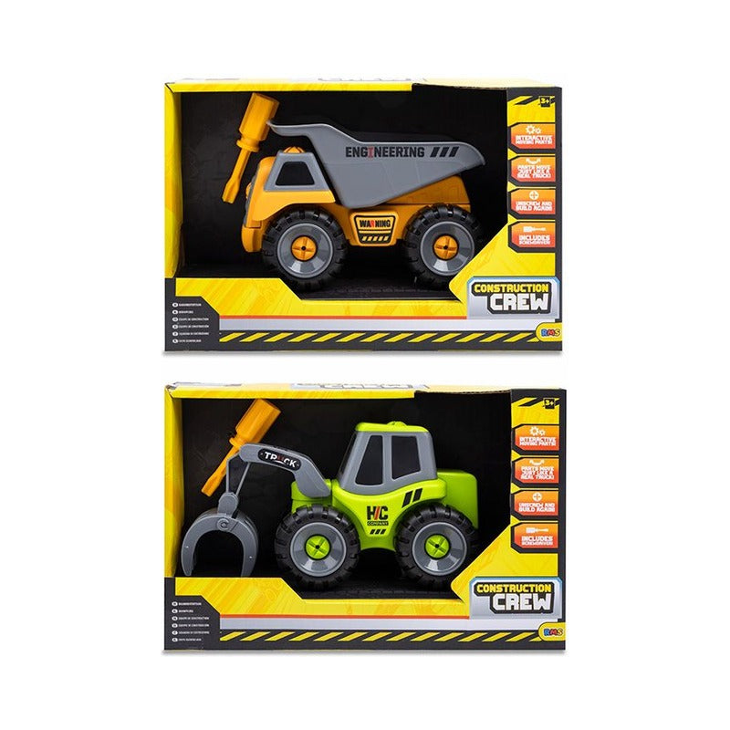 Construction Crew Truck Play Set