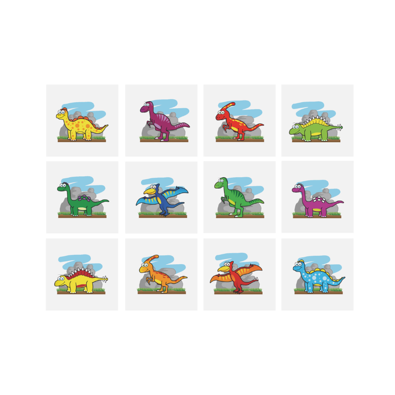 Dinosaur Temporary Tattoos