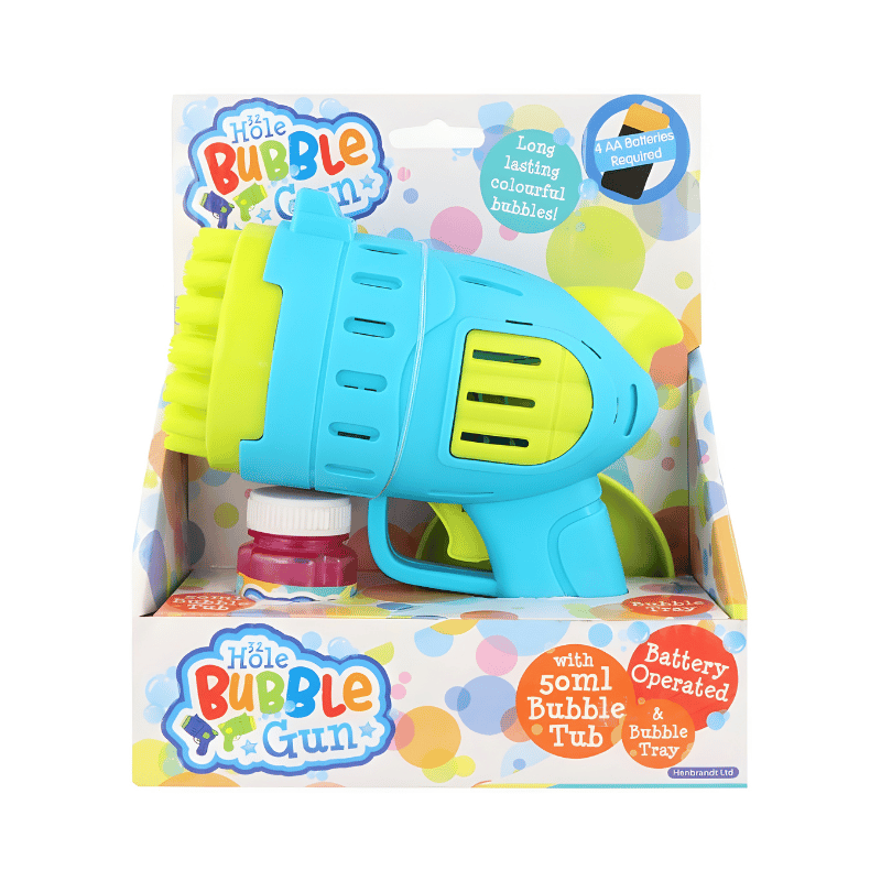 Bubble Gun Mega Shooter With Bubble Solution