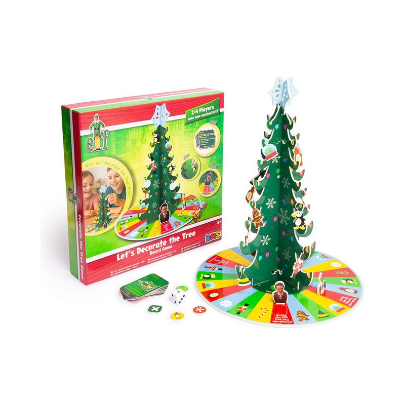 Elf The Movie Lets Decorate The Tree Board Game