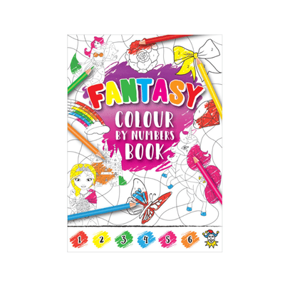 Wholesale Fantasy Colour By Numbers book - (Case of 36)