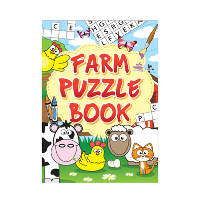 Wholesale Farm Puzzle Book - (Case of 36)