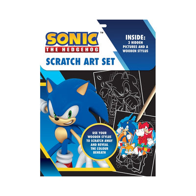 Wholesale Sonic The Hedgehog Scratch Art Set - (Case of 12)