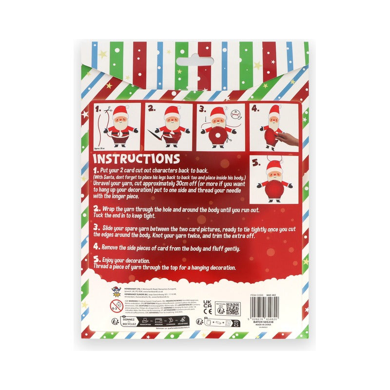 Make Your Own Pom Pom Christmas Characters (2)