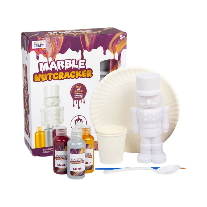 Marble Nutcracker Paint Pouring Kit