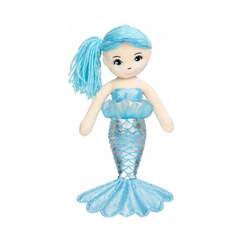 Mermaid Soft Plush Doll - Blue