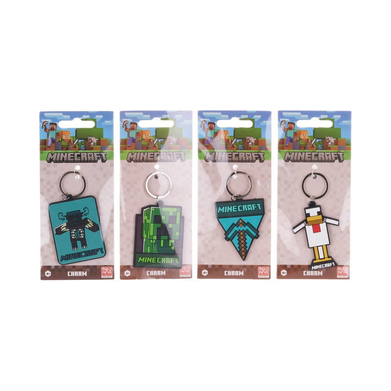 Minecraft Charm Keychain