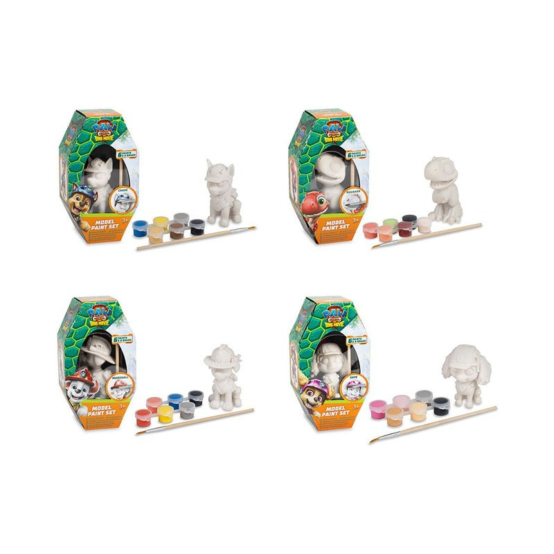 Paw Patrol The Dino Movie Model Paint Set