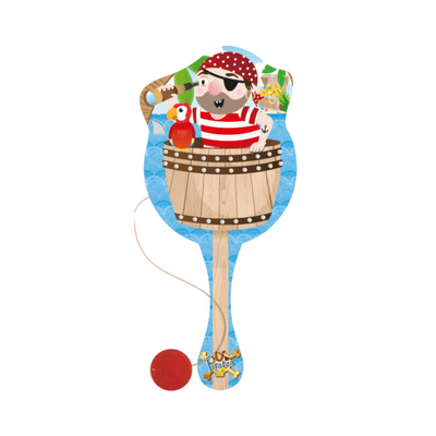 Wholesale Pirate Paddle Bat & Ball - (Case of 12)