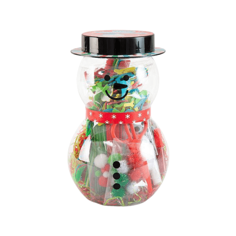 Wholesale Snowman Mega Christmas Craft Jar - (Case of 12)