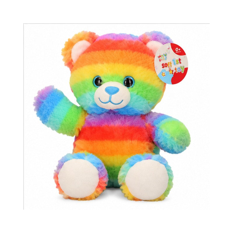 Soft Rainbow Bear Plush Toy