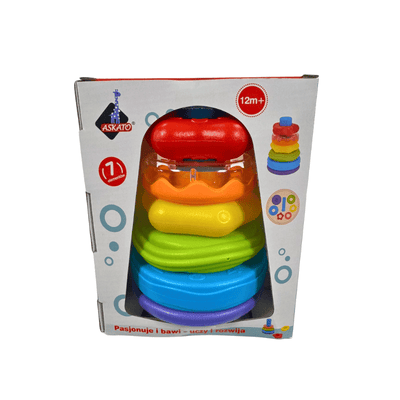 Wholesale Stacking Colour Pyramid For Colour & Number Learning - (Case of 6)