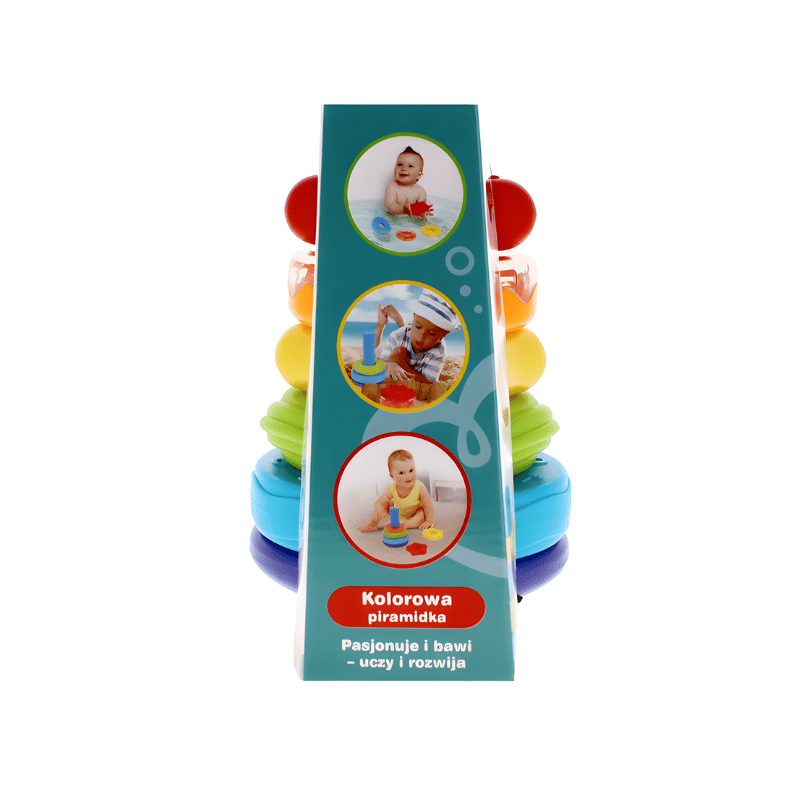 Stacking Colour Pyramid For Colour & Number Learning