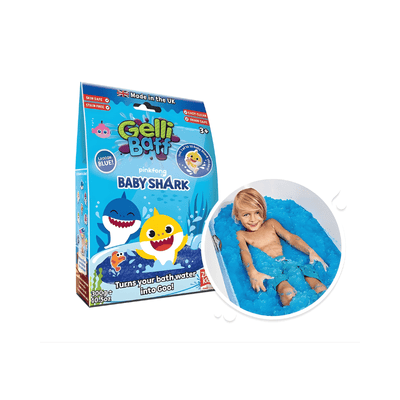 Wholesale Gelli Baff - Baby Shark 300g - Blue -(/10/20) /6244 - (CDU of 10)